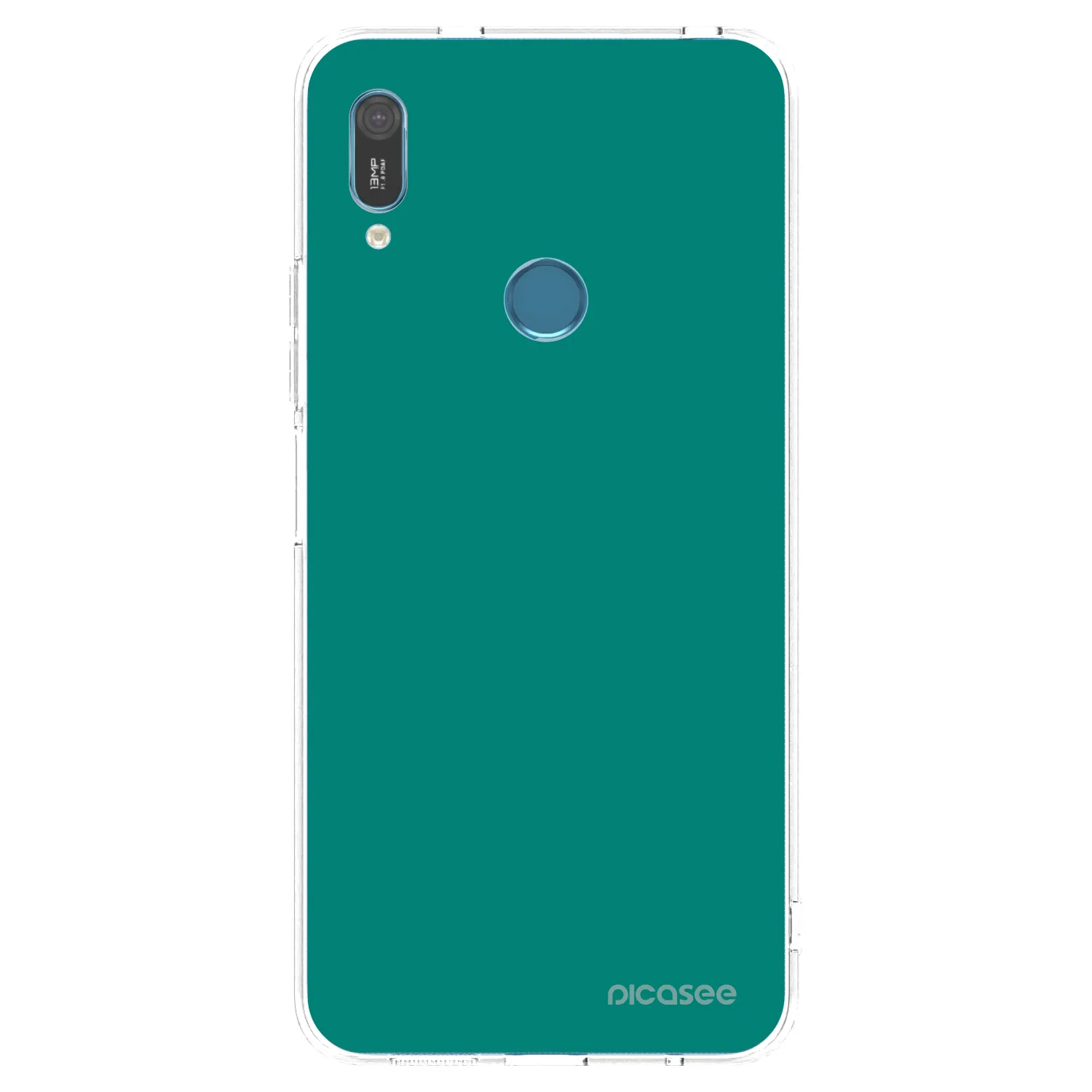 Picasee husă transparentă din silicon pentru Huawei Y6 2019 - Emerald Mist