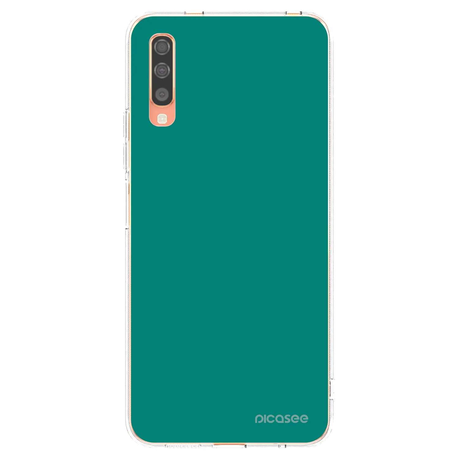 Picasee husă transparentă din silicon pentru Samsung Galaxy A70 A705F - Emerald Mist