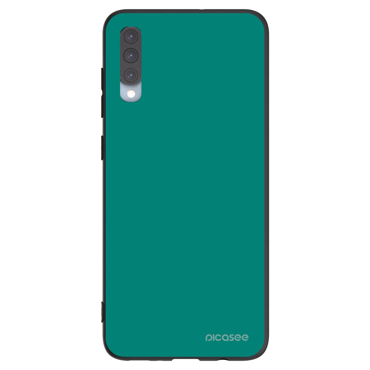 Picasee husă neagră din silicon pentru Samsung Galaxy A70 A705F - Emerald Mist