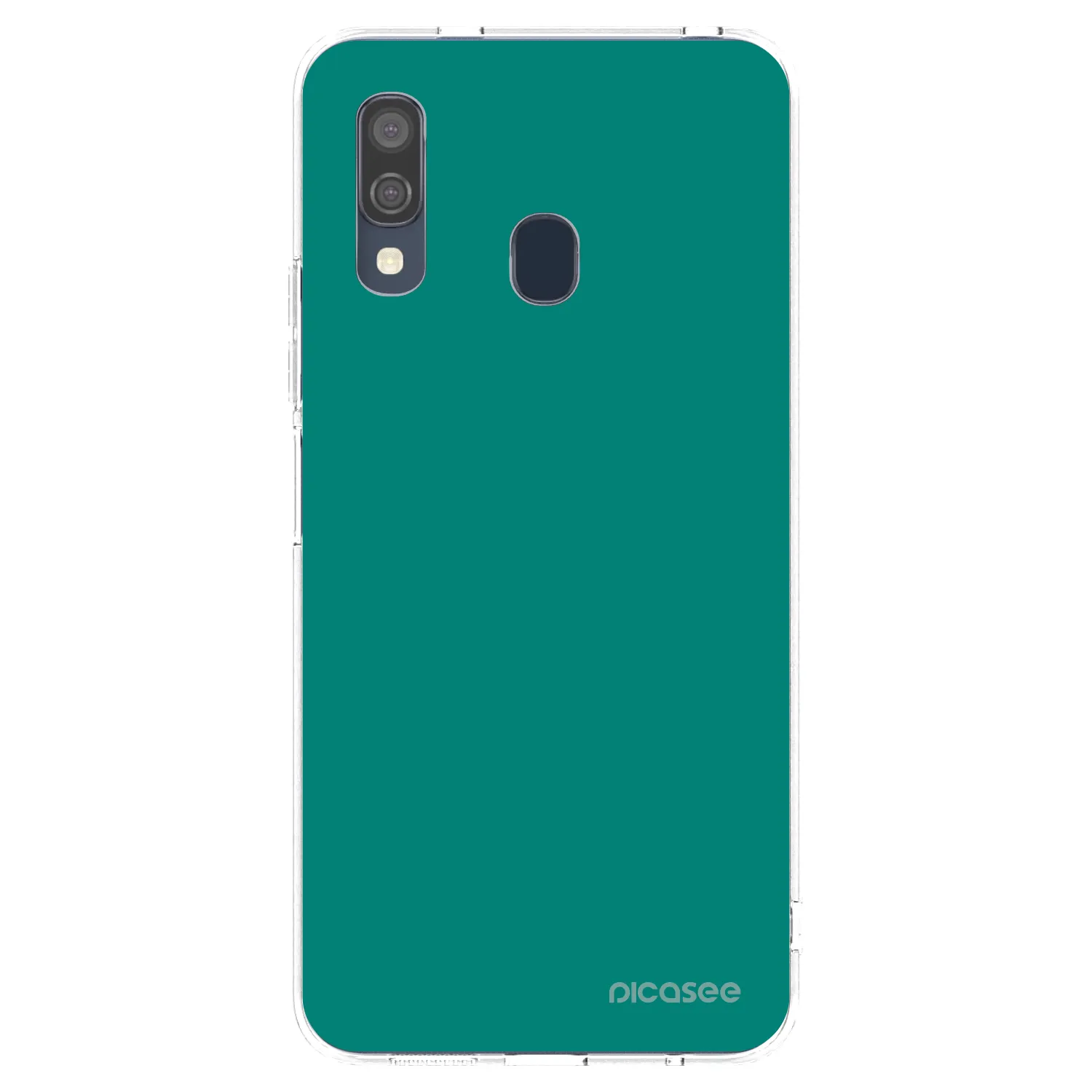 Picasee husă transparentă din silicon pentru Samsung Galaxy A40 A405F - Emerald Mist
