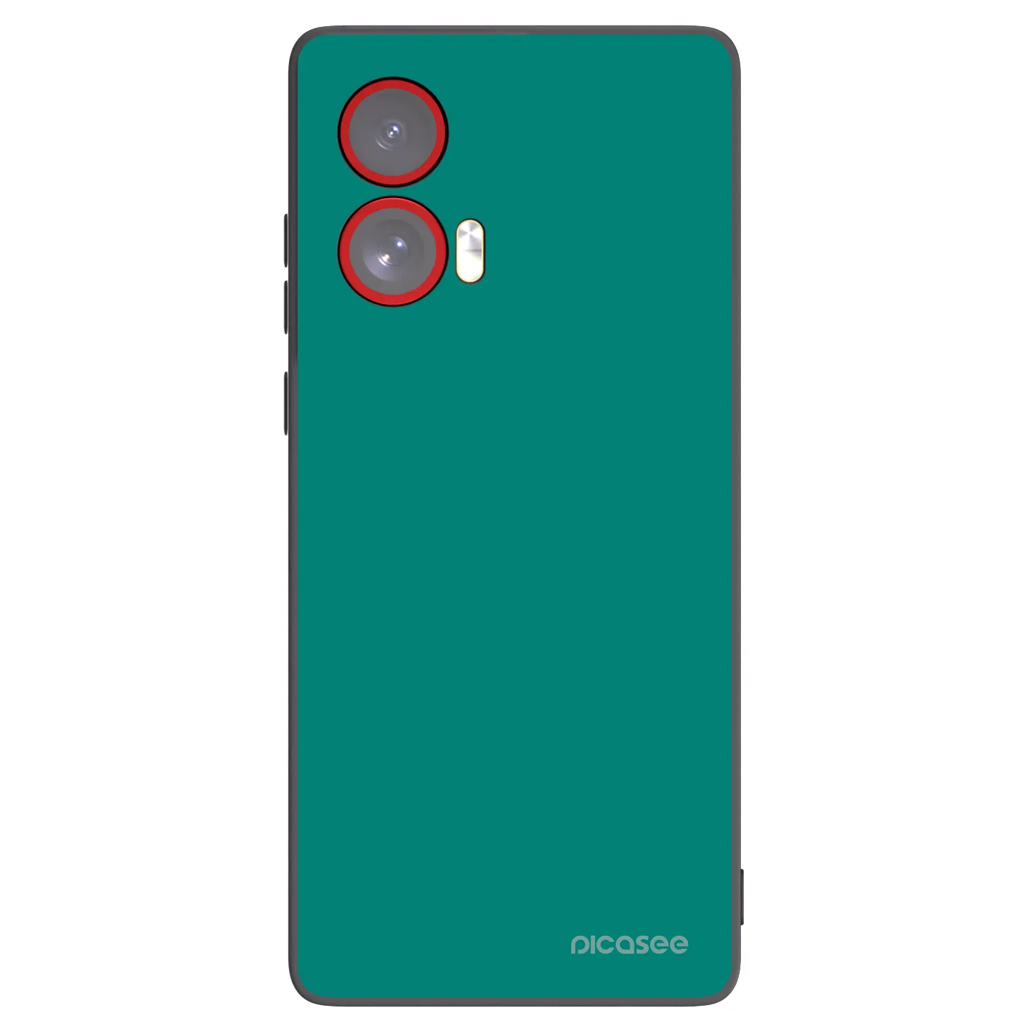 Picasee husă neagră din silicon pentru Motorola Edge 50 Fusion - Emerald Mist