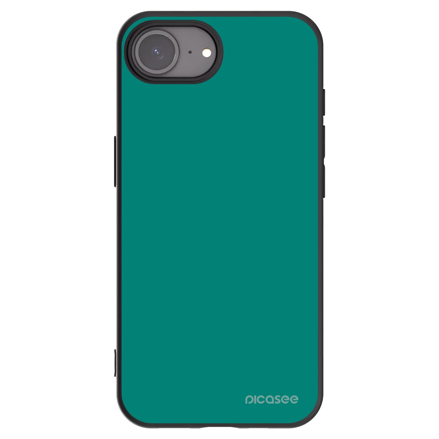 Picasee husă neagră din silicon pentru Apple iPhone 17e - Emerald Mist