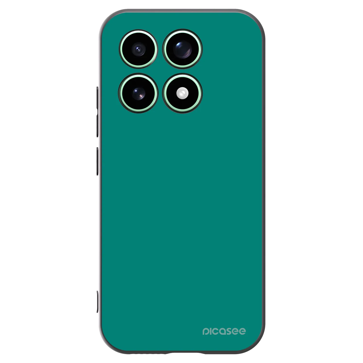Picasee husă neagră din silicon pentru Xiaomi 17 - Emerald Mist