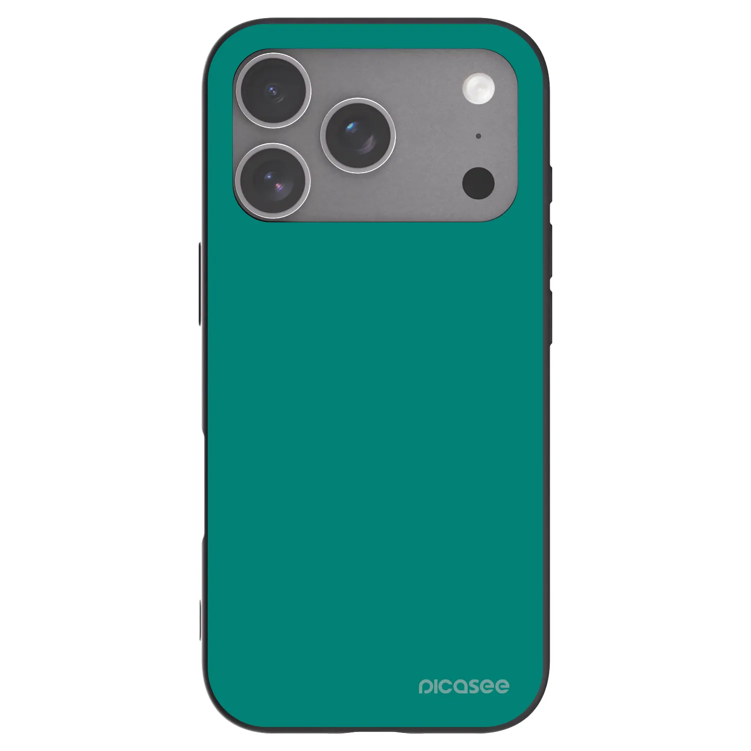 Picasee husă neagră din silicon pentru Apple iPhone 18 Pro - Emerald Mist