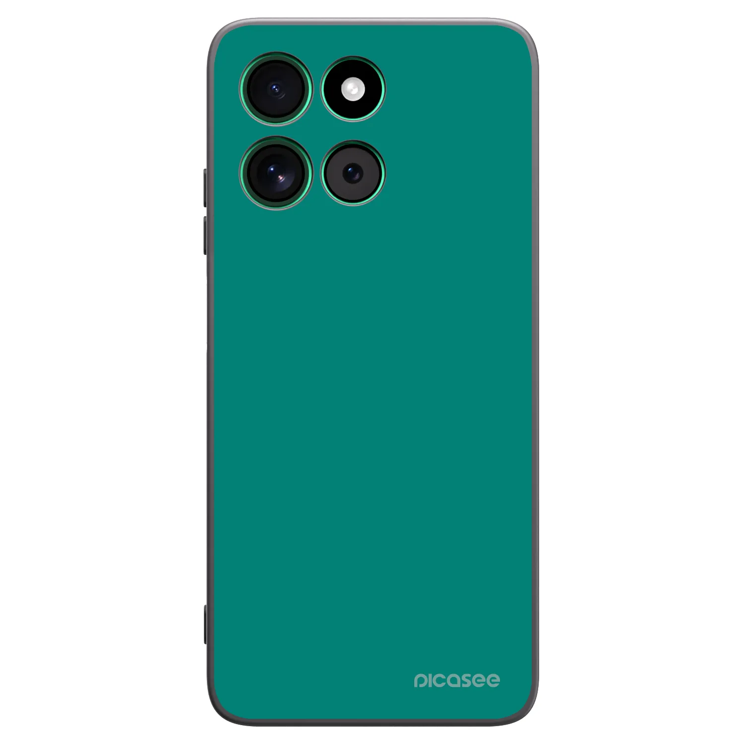 Picasee husă neagră din silicon pentru Motorola Moto G57 Power - Emerald Mist