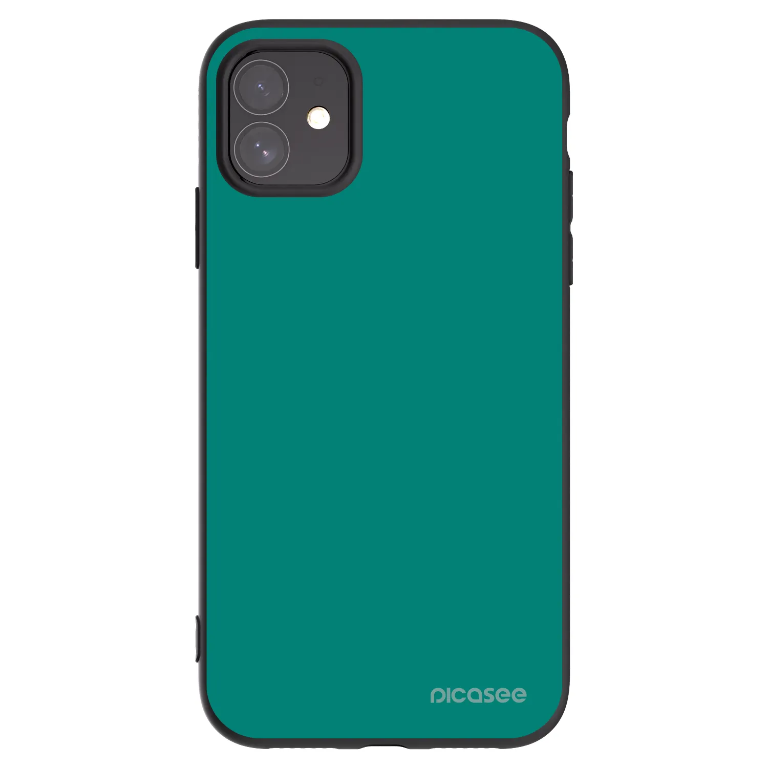 Picasee husă neagră din silicon pentru Apple iPhone 11 - Emerald Mist