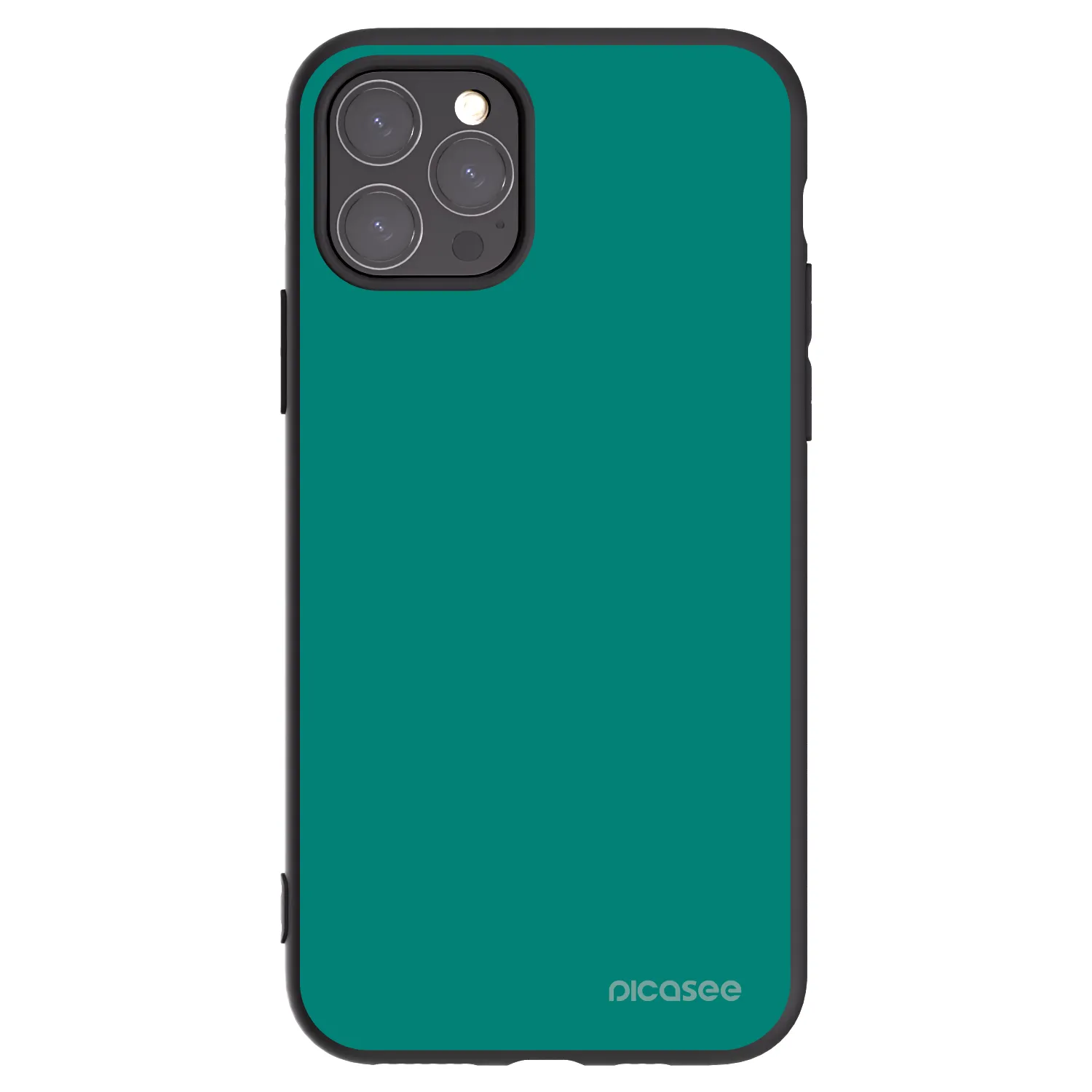 Picasee husă neagră din silicon pentru Apple iPhone 11 Pro - Emerald Mist