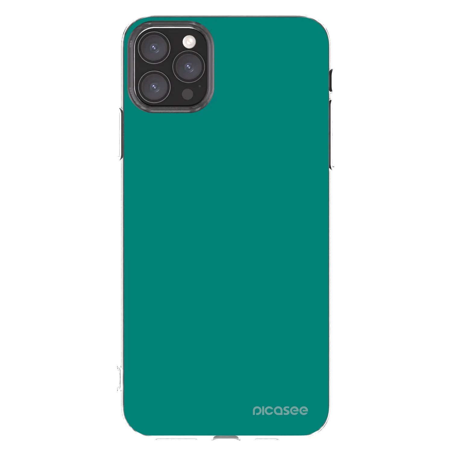 Picasee husă transparentă din silicon pentru Apple iPhone 11 Pro Max - Emerald Mist