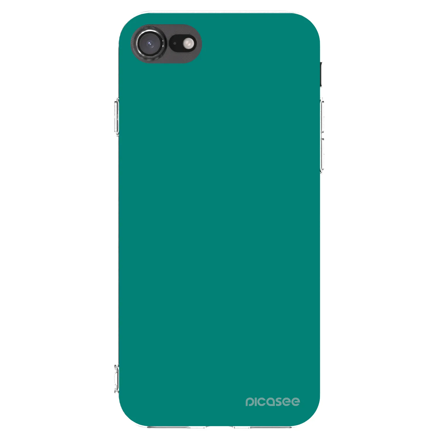 Picasee husă transparentă din silicon pentru Apple iPhone 8 - Emerald Mist