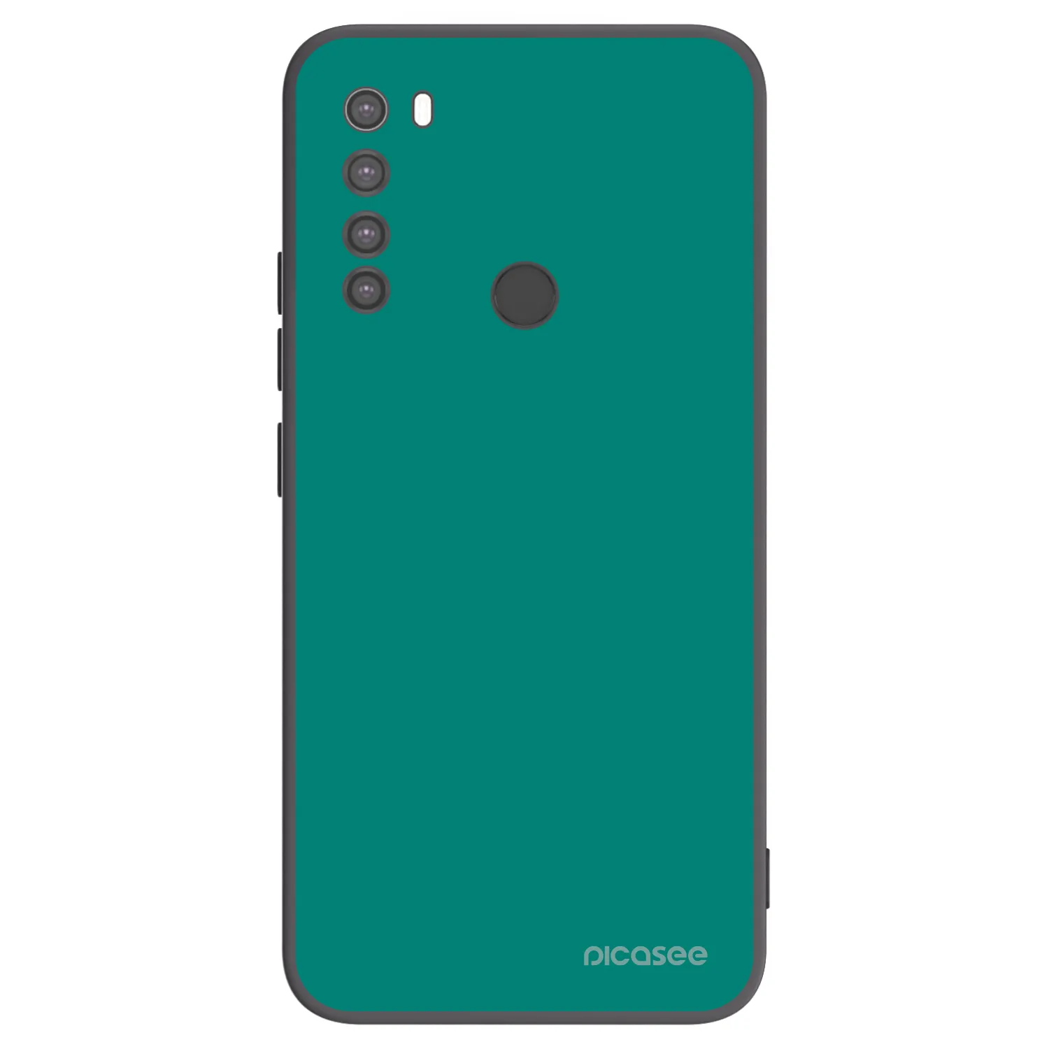 Picasee husă neagră din silicon pentru Xiaomi Redmi Note 8 - Emerald Mist