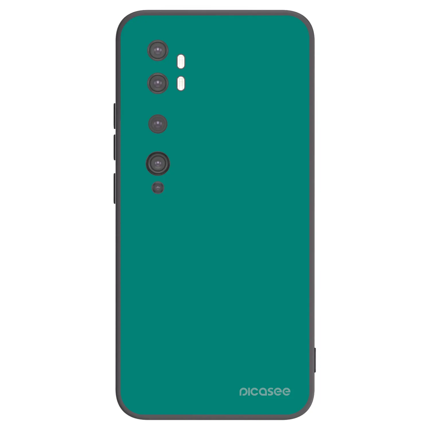 Picasee husă neagră din silicon pentru Xiaomi Mi Note 10 (Pro) - Emerald Mist