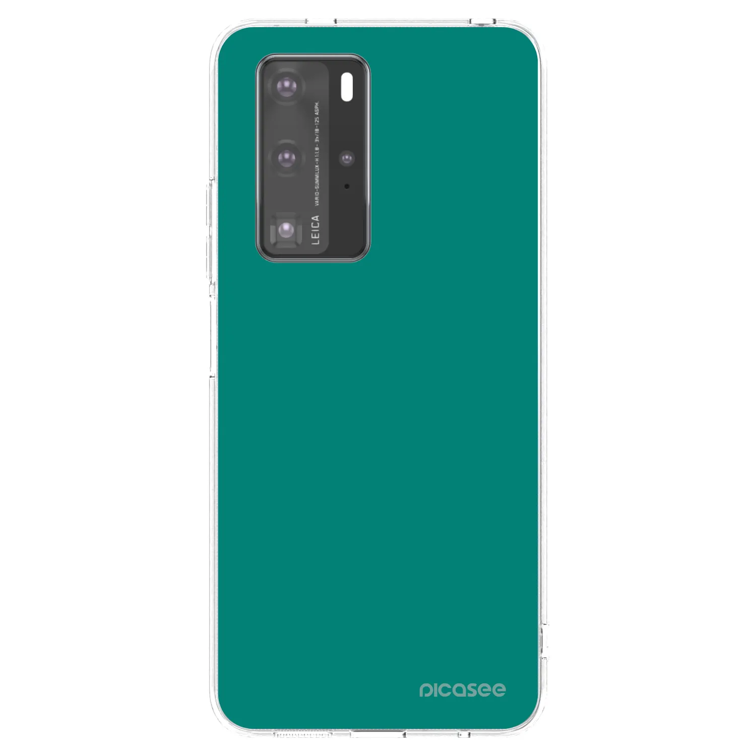 Picasee husă transparentă din silicon pentru Huawei P40 Pro - Emerald Mist