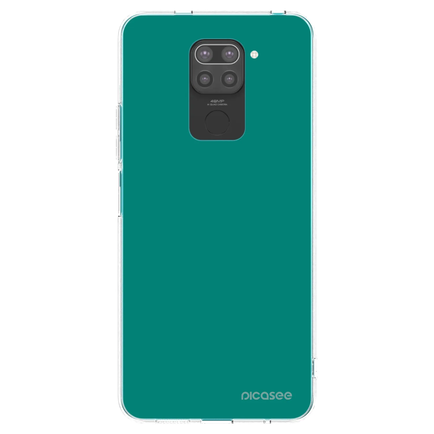 Picasee husă neagră din silicon pentru Xiaomi Redmi Note 9 - Emerald Mist
