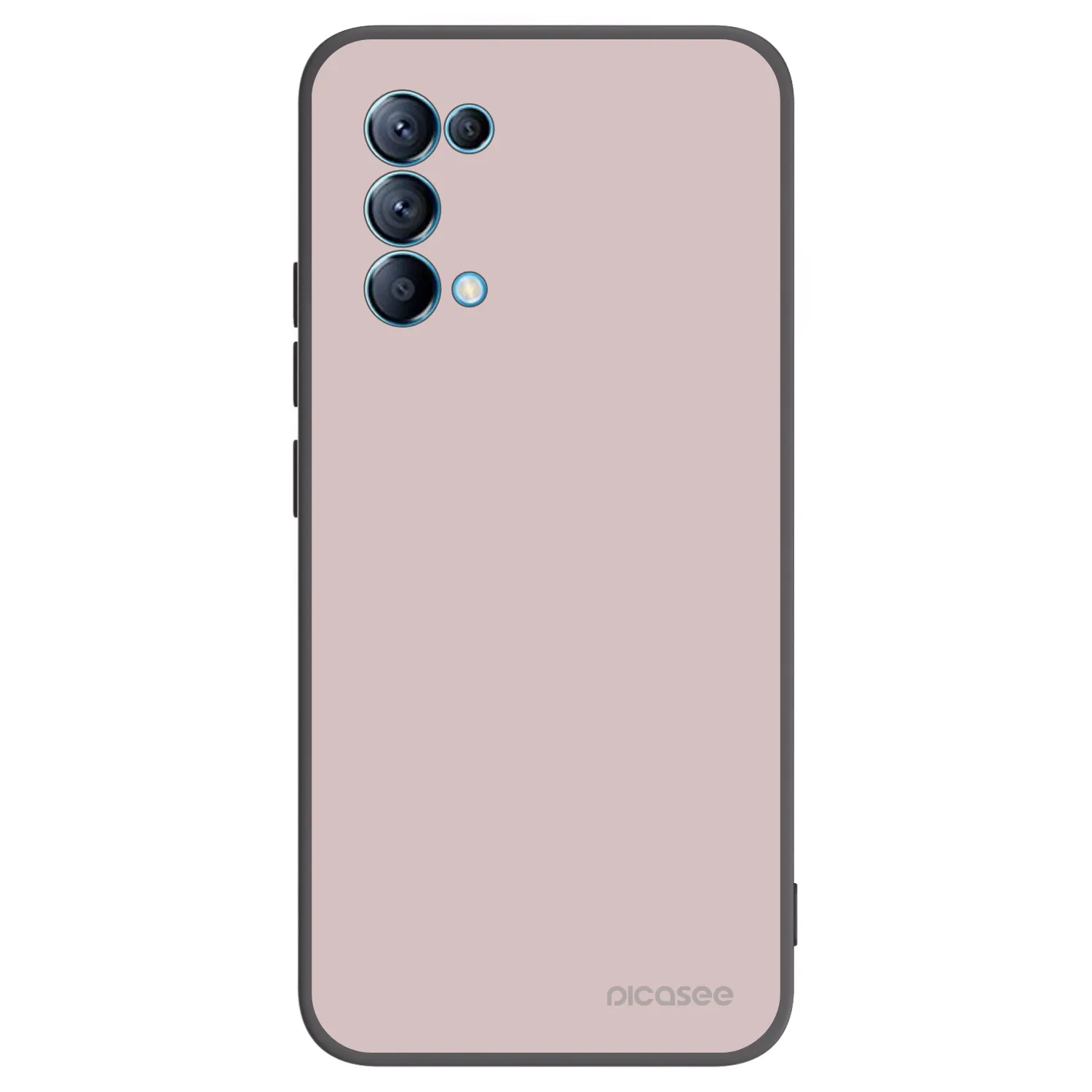 Picasee husă neagră din silicon pentru OPPO Reno 5 5G - Fantasy Fade
