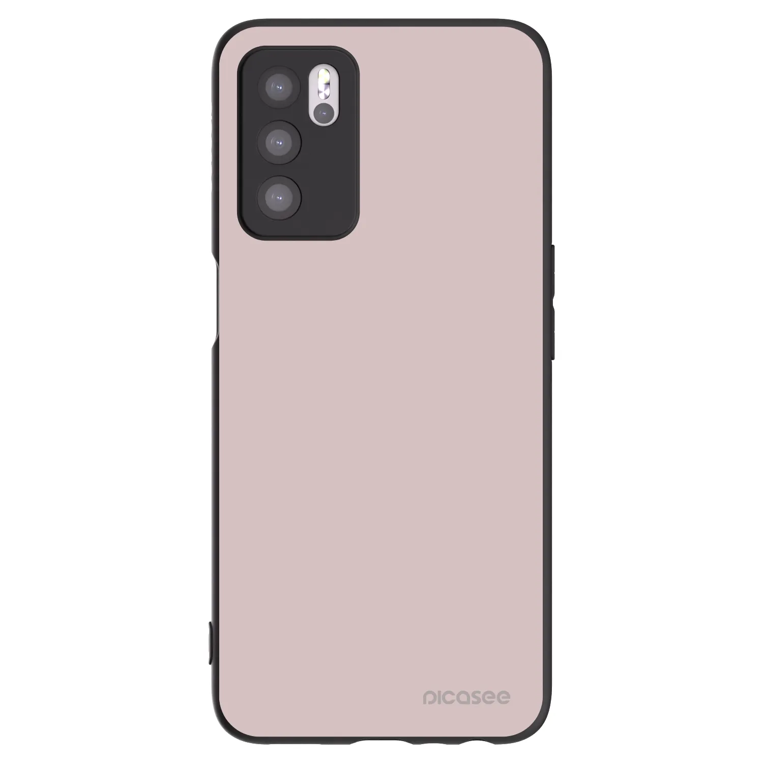 Picasee husă neagră din silicon pentru OPPO A16s - Fantasy Fade