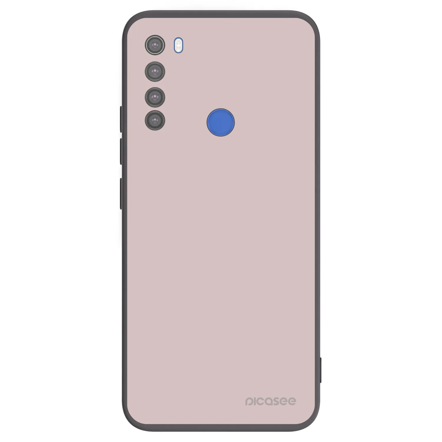 Picasee husă neagră din silicon pentru Xiaomi Redmi Note 8T - Fantasy Fade