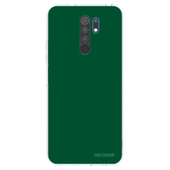 Picasee husă transparentă din silicon pentru Xiaomi Redmi 9 - Green Gleam