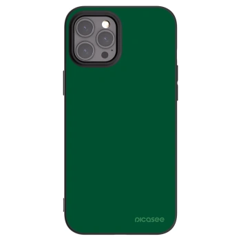 Picasee husă neagră din silicon pentru Apple iPhone 12 Pro Max - Green Gleam