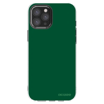 Picasee husă transparentă din silicon pentru Apple iPhone 12 Pro Max - Green Gleam