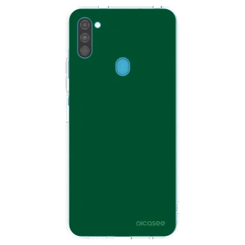 Picasee husă transparentă din silicon pentru Samsung Galaxy M11 - Green Gleam