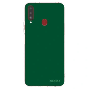 Picasee husă transparentă din silicon pentru Samsung Galaxy A20s - Green Gleam