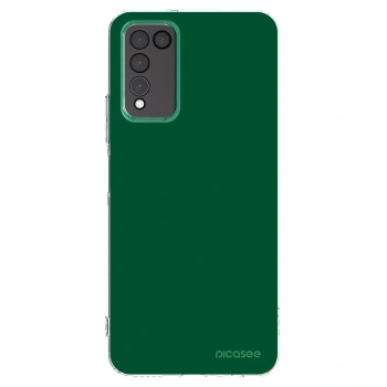 Picasee husă transparentă din silicon pentru Honor 10X Lite - Green Gleam