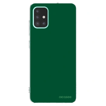 Picasee husă transparentă din silicon pentru Samsung Galaxy M31s - Green Gleam