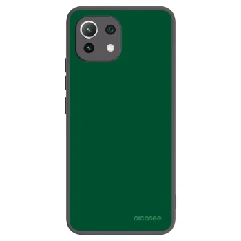 Picasee husă neagră din silicon pentru Xiaomi Mi 11 Lite - Green Gleam