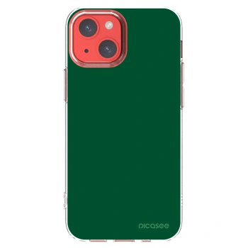 Picasee husă transparentă din silicon pentru Apple iPhone 13 mini - Green Gleam