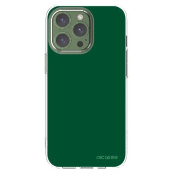 Picasee husă transparentă din silicon pentru Apple iPhone 13 Pro - Green Gleam