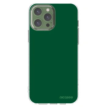 Picasee husă transparentă din silicon pentru Apple iPhone 13 Pro Max - Green Gleam