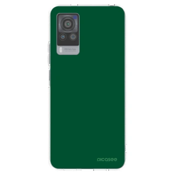 Picasee husă transparentă din silicon pentru Vivo X60 Pro 5G - Green Gleam