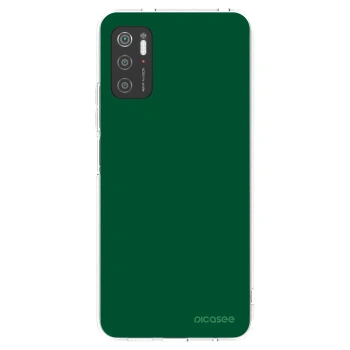 Picasee husă transparentă din silicon pentru Xiaomi Poco M3 Pro 5G - Green Gleam