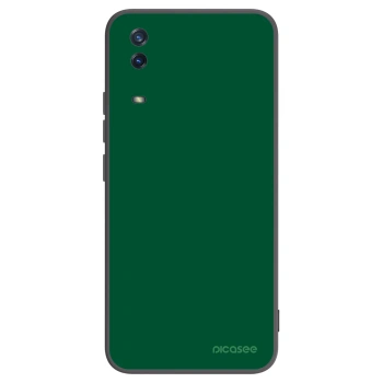 Picasee husă neagră din silicon pentru Vivo Y11s - Green Gleam