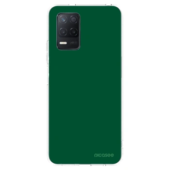 Picasee husă transparentă din silicon pentru Realme 8 5G - Green Gleam