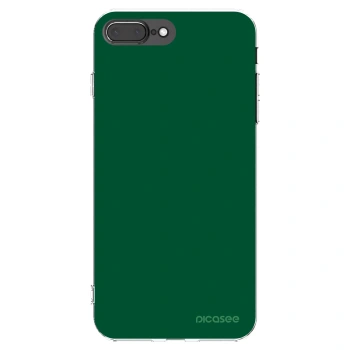 Picasee husă transparentă din silicon pentru Apple iPhone 7 Plus - Green Gleam