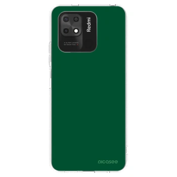 Picasee husă transparentă din silicon pentru Xiaomi Redmi 10C - Green Gleam