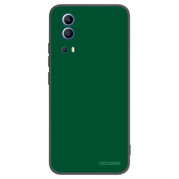 Picasee husă neagră din silicon pentru Vivo Y52 5G - Green Gleam