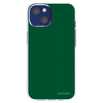Picasee husă transparentă din silicon pentru Apple iPhone 14 - Green Gleam
