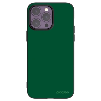 Picasee husă neagră din silicon pentru Apple iPhone 14 Pro Max - Green Gleam