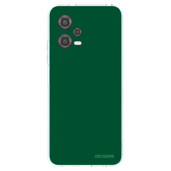 Picasee husă transparentă din silicon pentru Xiaomi Poco X5 - Green Gleam