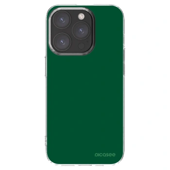 Picasee husă transparentă din silicon pentru Apple iPhone 15 Pro - Green Gleam