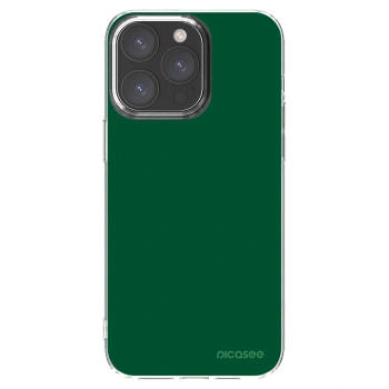 Picasee husă transparentă din silicon pentru Apple iPhone 15 Pro Max - Green Gleam