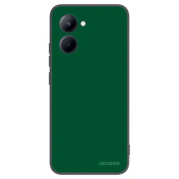 Picasee husă neagră din silicon pentru Realme C33 (2023) - Green Gleam