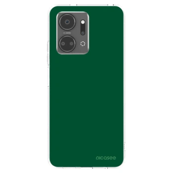 Picasee husă transparentă din silicon pentru Honor X7a - Green Gleam