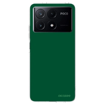 Picasee husă transparentă din silicon pentru Xiaomi Poco X6 Pro - Green Gleam