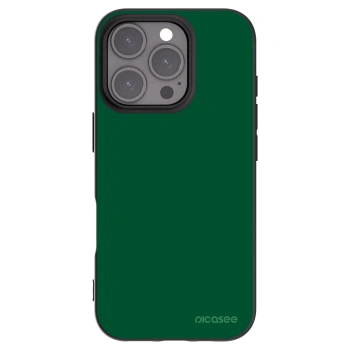 Picasee husă neagră din silicon pentru Apple iPhone 16 Pro - Green Gleam