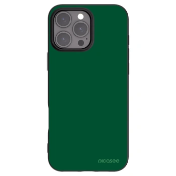 Picasee husă neagră din silicon pentru Apple iPhone 16 Pro Max - Green Gleam