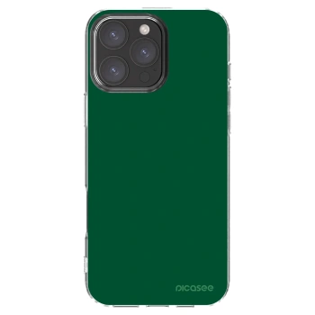 Picasee husă transparentă din silicon pentru Apple iPhone 16 Pro Max - Green Gleam
