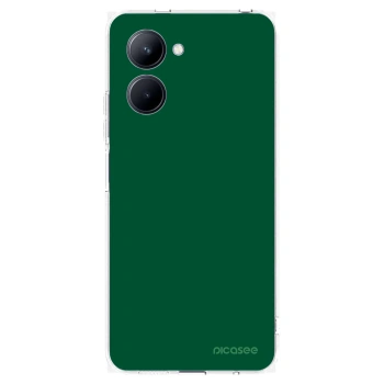 Picasee husă transparentă din silicon pentru Realme C33 (2023) - Green Gleam